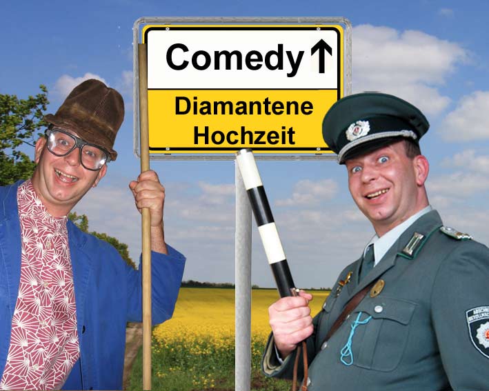 Comedy Alleinunterhalter und Komiker für Diamantene Hochzeit