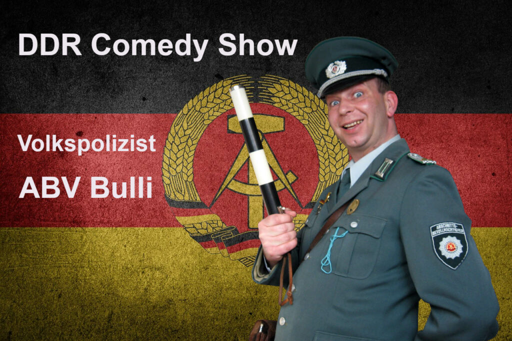 DDR Comedy mit ABV Bulli für Geburtstage und Familienfeiern